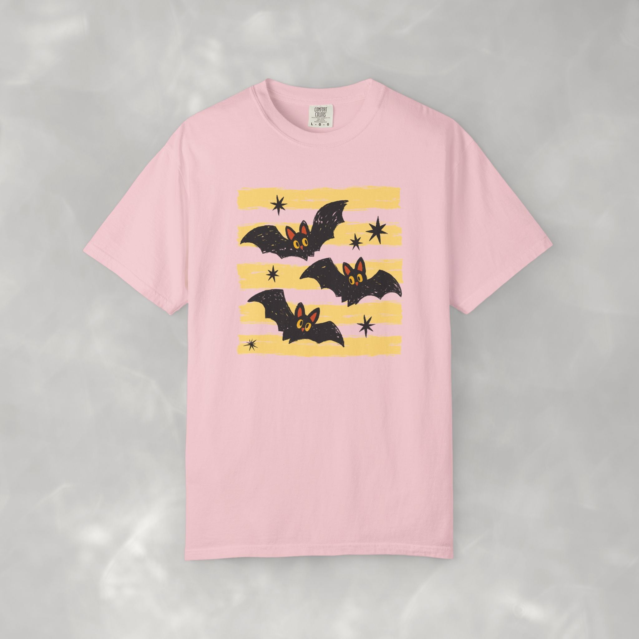 Cute Halloween Bats, Unisex Comfort Colors Tee