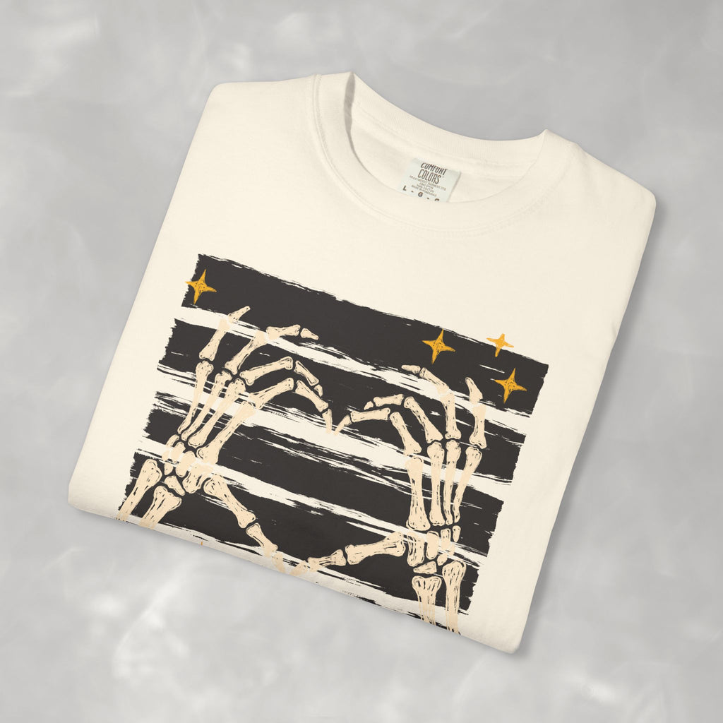 Spooky Skeleton Hands, Cute Halloween Comfort Colors Tee
