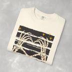 Spooky Skeleton Hands, Cute Halloween Comfort Colors Tee