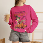 The Horrors Persist but So Do I, Funny Vintage Retro Halloween, Gildan Unisex Heavy Blend™ Crewneck Sweatshirt