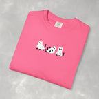 Cute Black Cat Ghosts, Haunted Kitties Halloween Comfort Colors Tee
