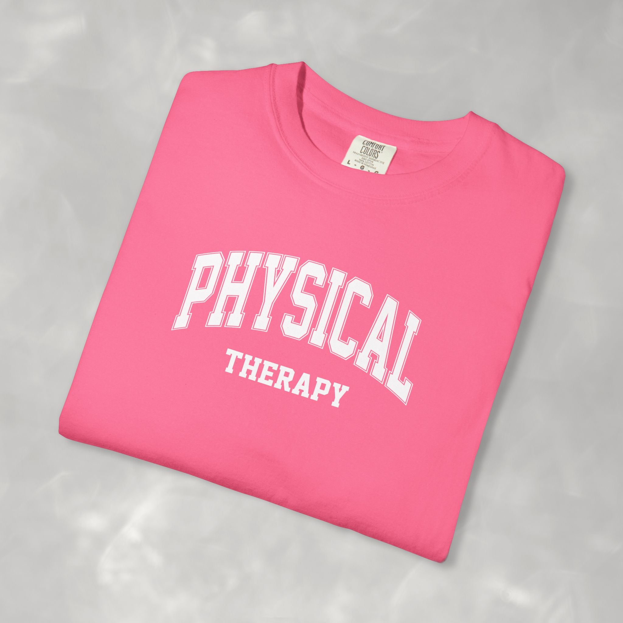 Physical Therapy, Therapist Classic Varsity Style Comfort Colors Tee