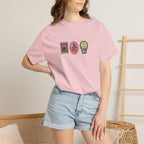 Cute Halloween Spooky Stamps with Cat, Jack-O-Lanter, Skeleton, Comfort Colors Tee