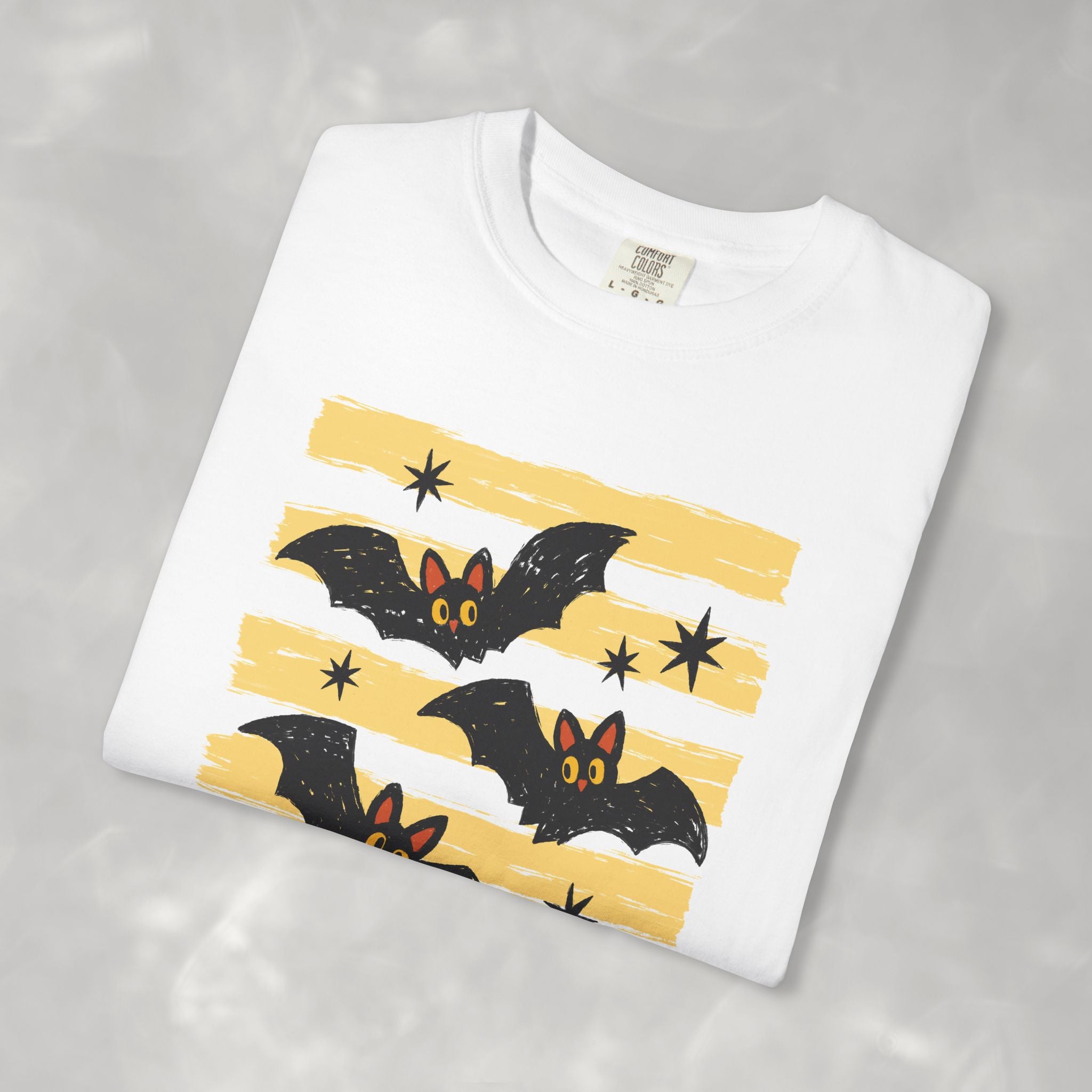 Cute Halloween Bats, Unisex Comfort Colors Tee