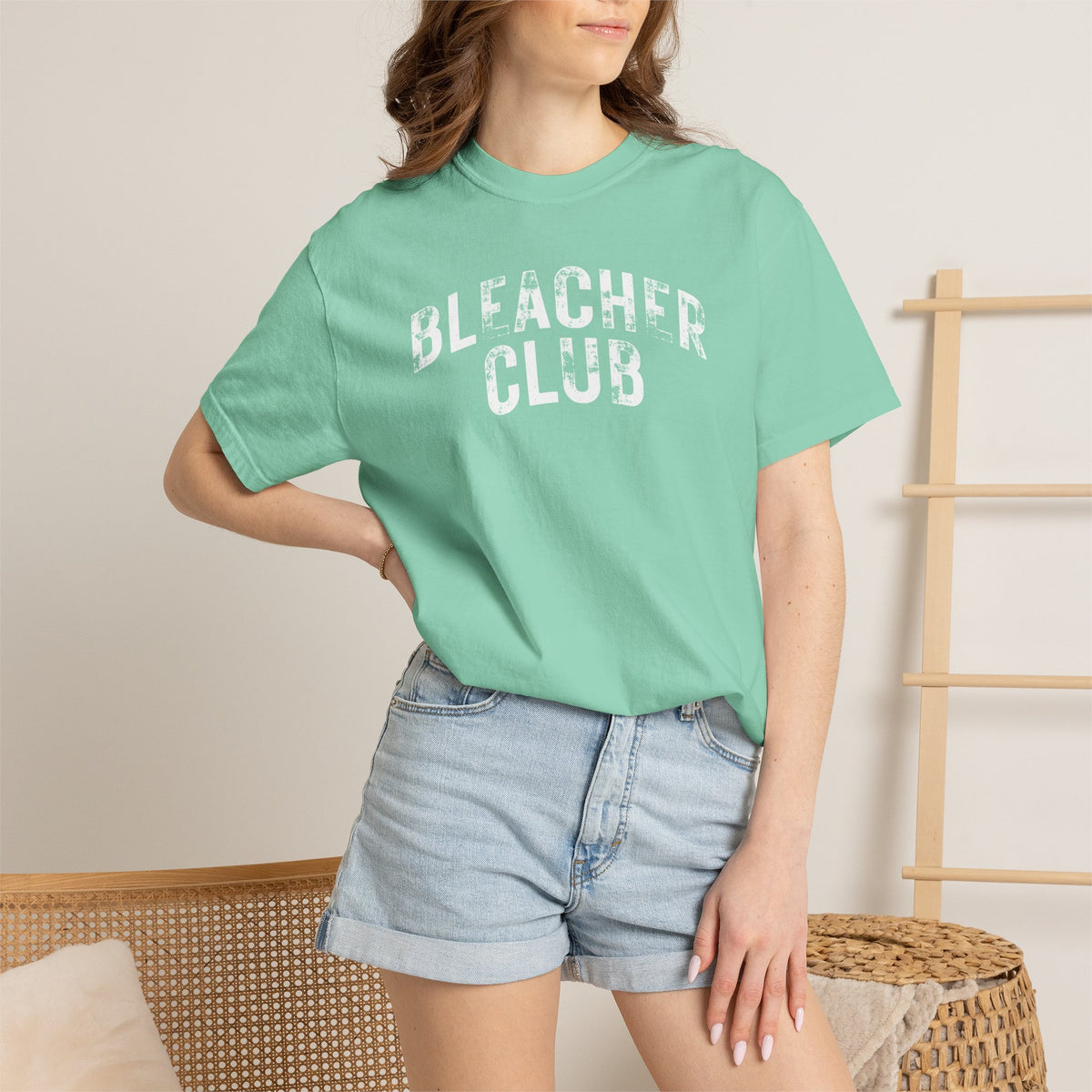 Bleacher Club, Funny Unisex Comfort Colors Tee for Sports Parents, Family