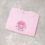 Donut Stop Trying, Funny Cute Motivational Gildan Unisex Heavy Blend™ Crewneck Sweatshirt