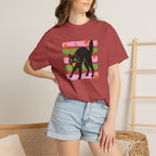 Spooky, Cute Black Cat, Halloween Comfort Colors Tee Unisex
