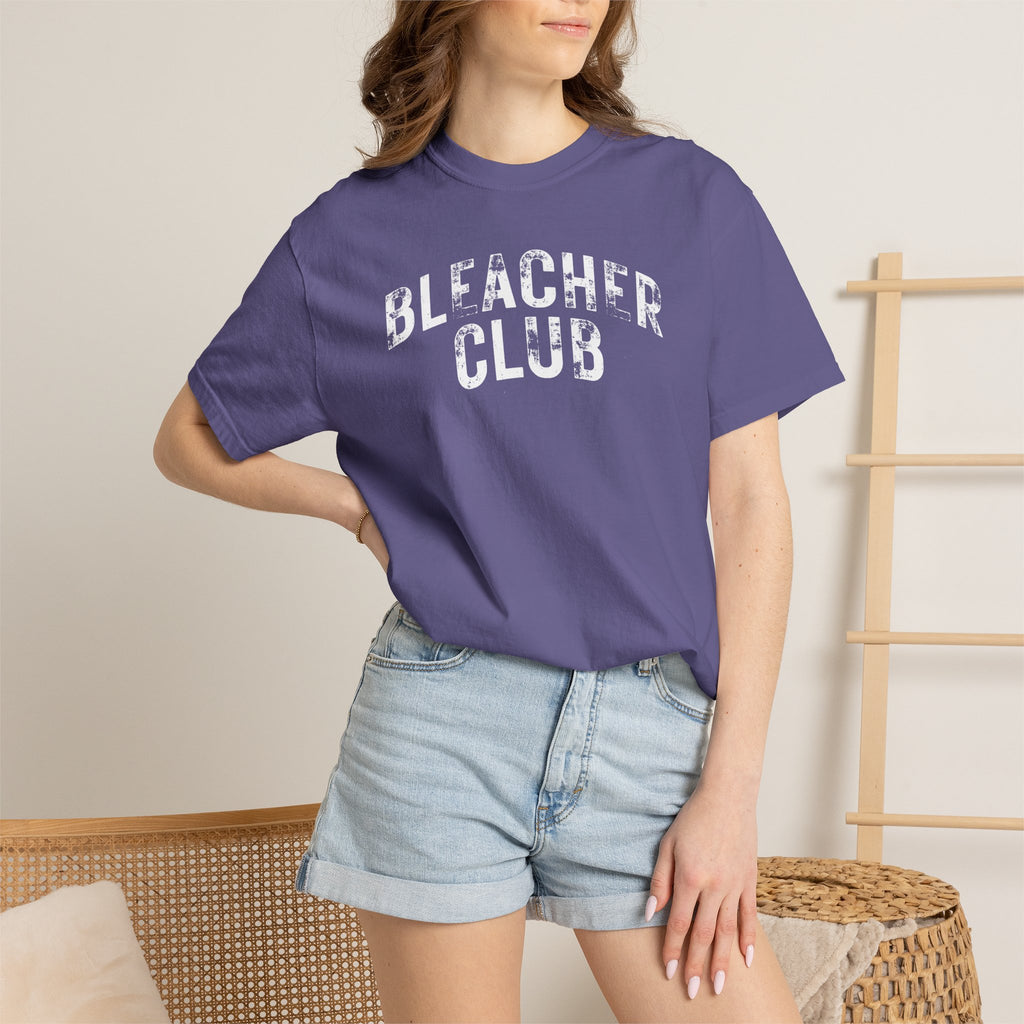Bleacher Club, Funny Unisex Comfort Colors Tee for Sports Parents, Family