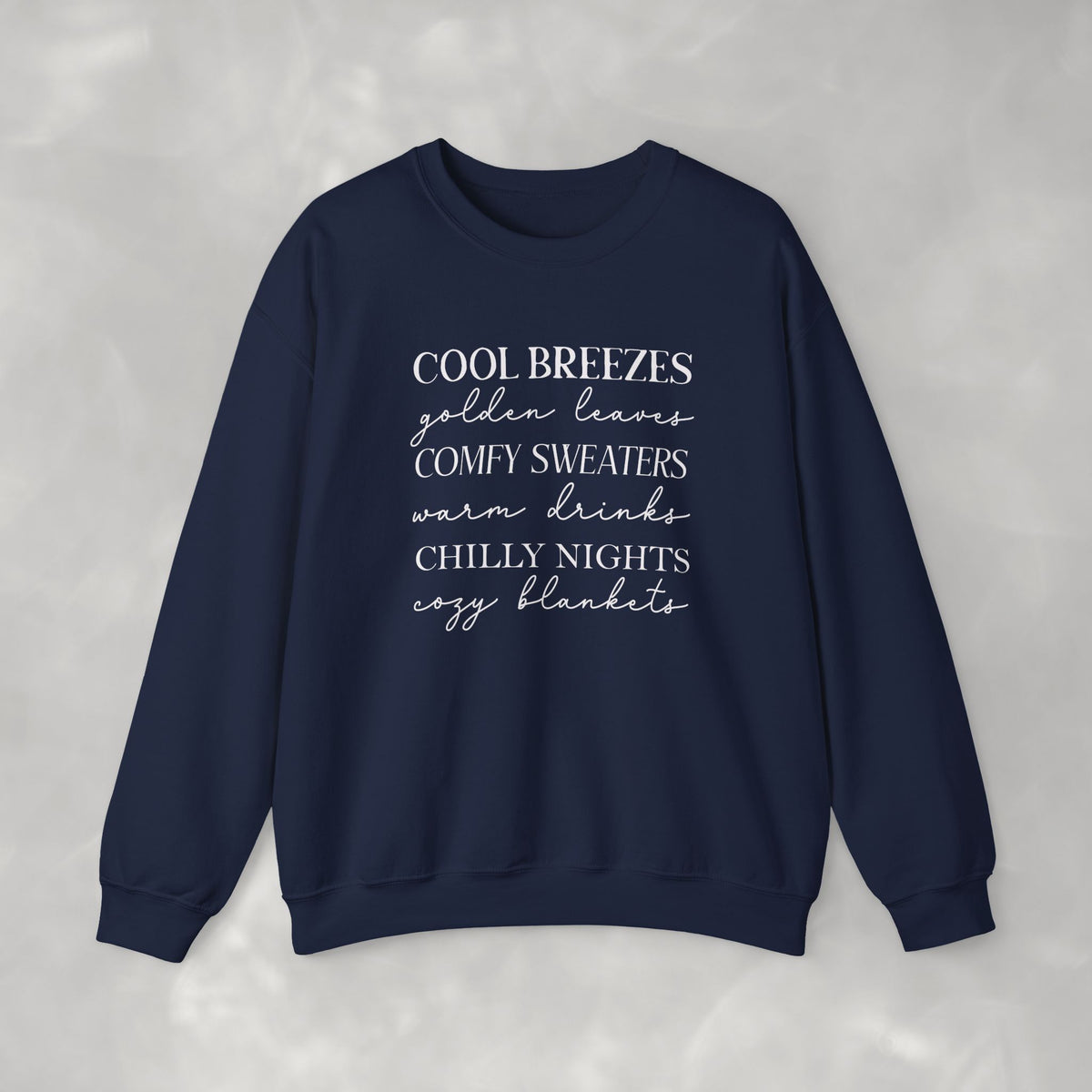 Autumn Vibes Gildan Unisex Heavy Blend™ Crewneck Sweatshirt for Fall, Thanksgiving, Festive