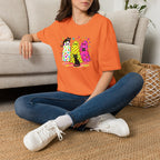 Preppy, Girly, Cute Halloween Ghosts with Cats, Gildan Unisex Softstyle T-Shirt
