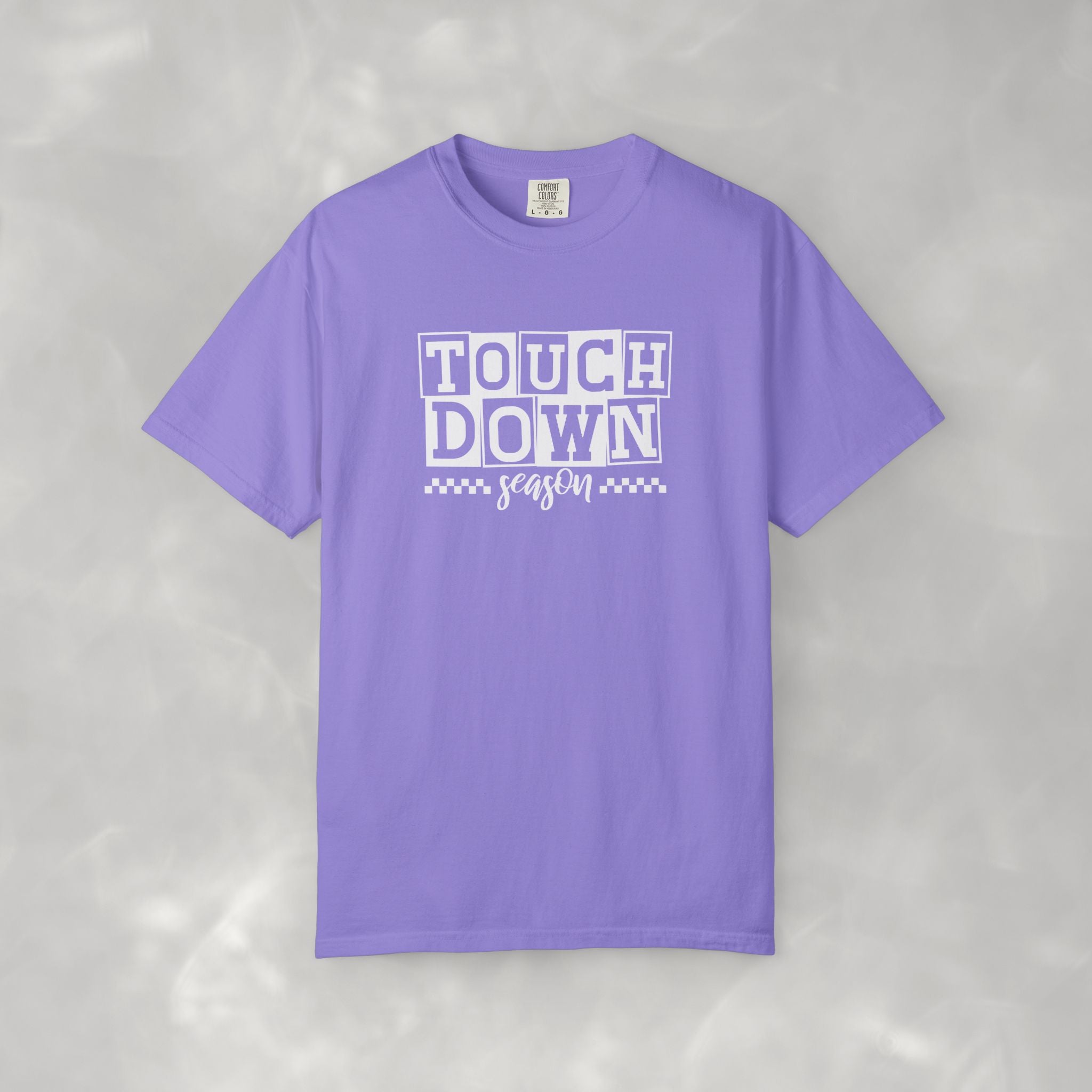 Touchdown Season, Preppy Football Comfort Colors Tee
