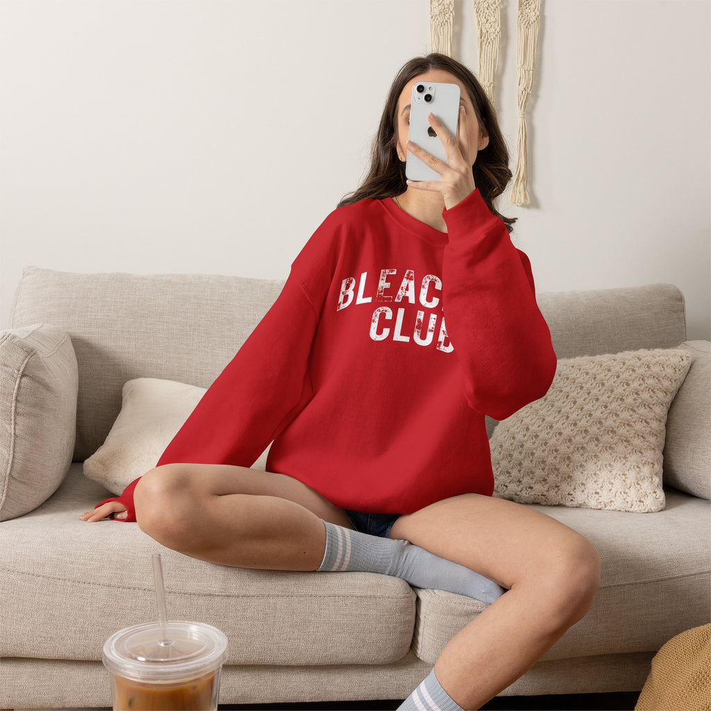 Bleacher Club, Funny Unisex Heavy Blend™ Crewneck Sweatshirt for Sports Parents, Family