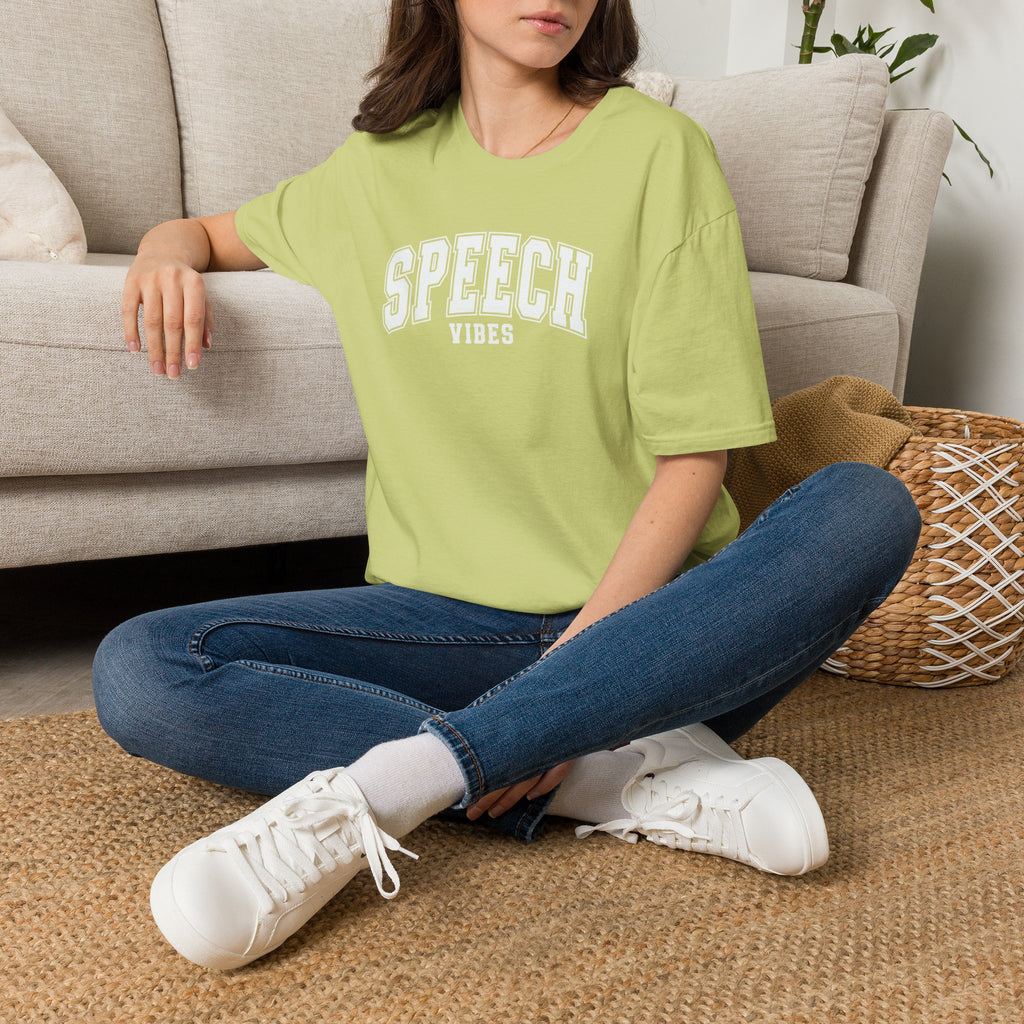Speech Vibes Gildan Unisex Softstyle T-Shirt for SLP, SLPA, Speech Therapy