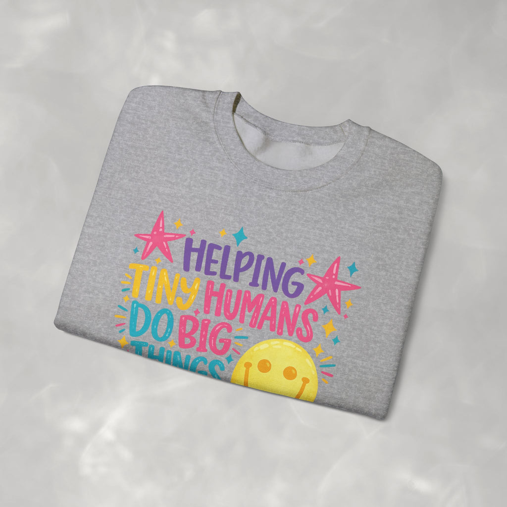 Helping Tiny Humans Do Big Things Gildan Unisex Heavy Blend™ Crewneck Sweatshirt
