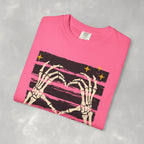 Spooky Skeleton Hands, Cute Halloween Comfort Colors Tee