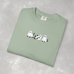 Cute Black Cat Ghosts, Haunted Kitties Halloween Comfort Colors Tee