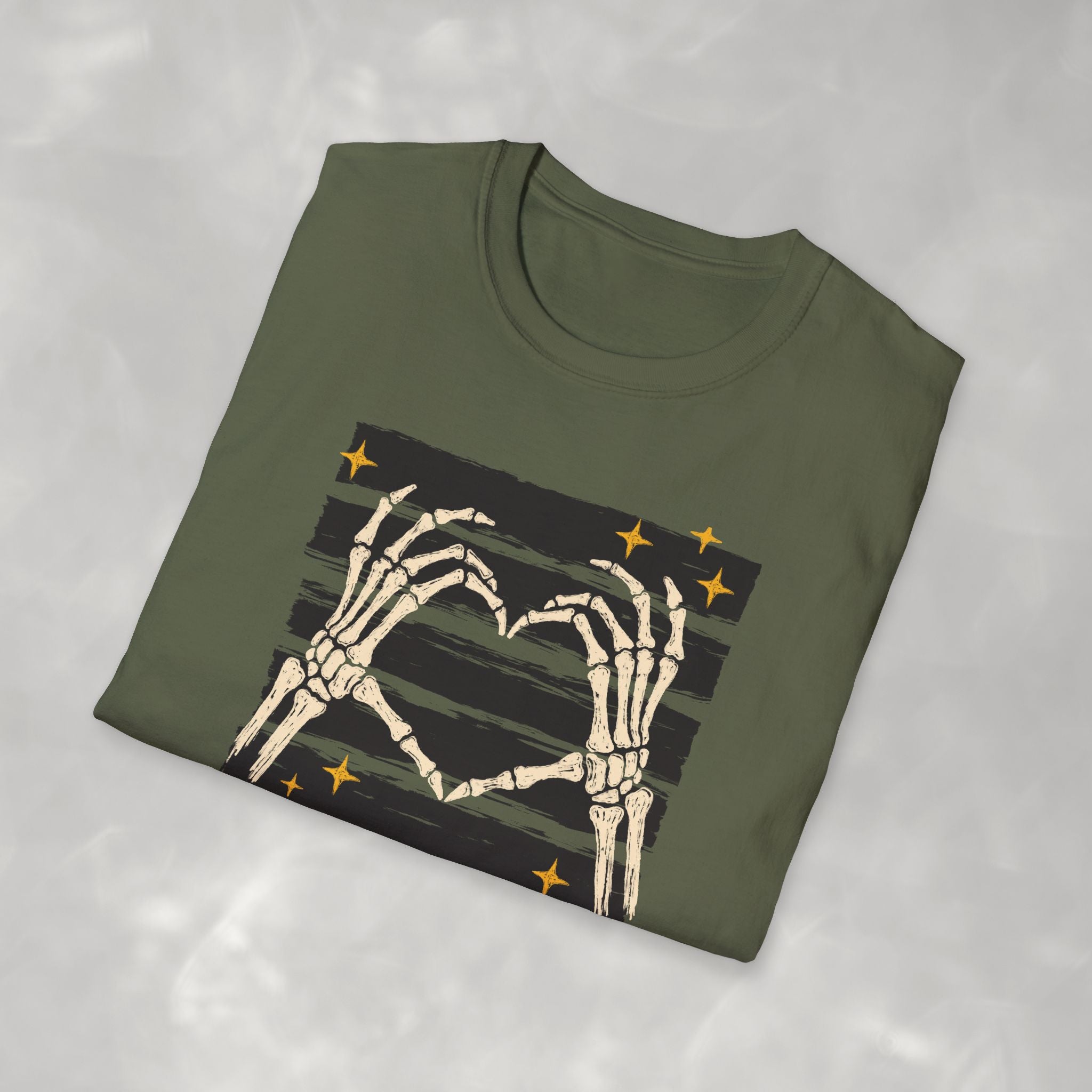 Spooky Skeleton Hands, Cute Halloween Gildan Unisex Softstyle T-Shirt