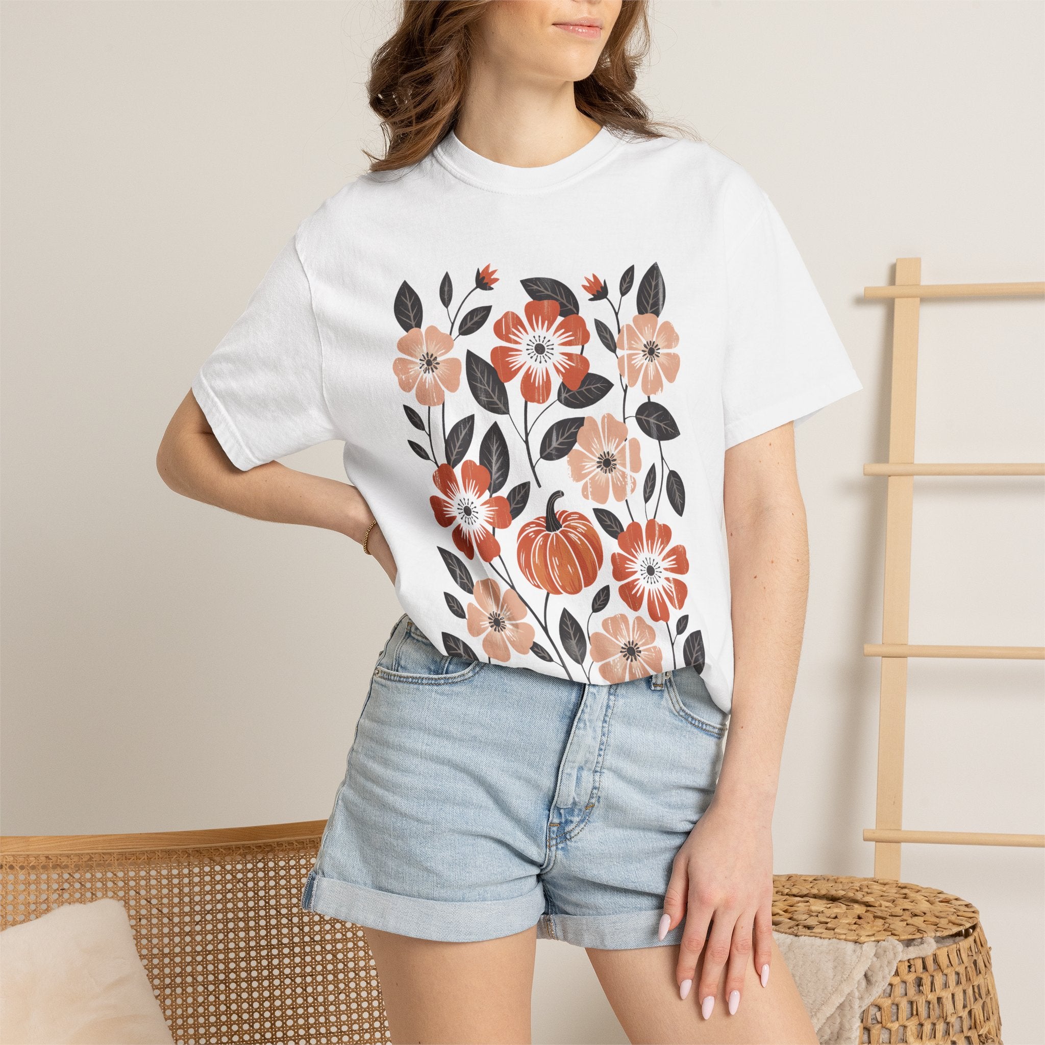 Boho Autumn, Vintage Fall Comfort Colors Tee