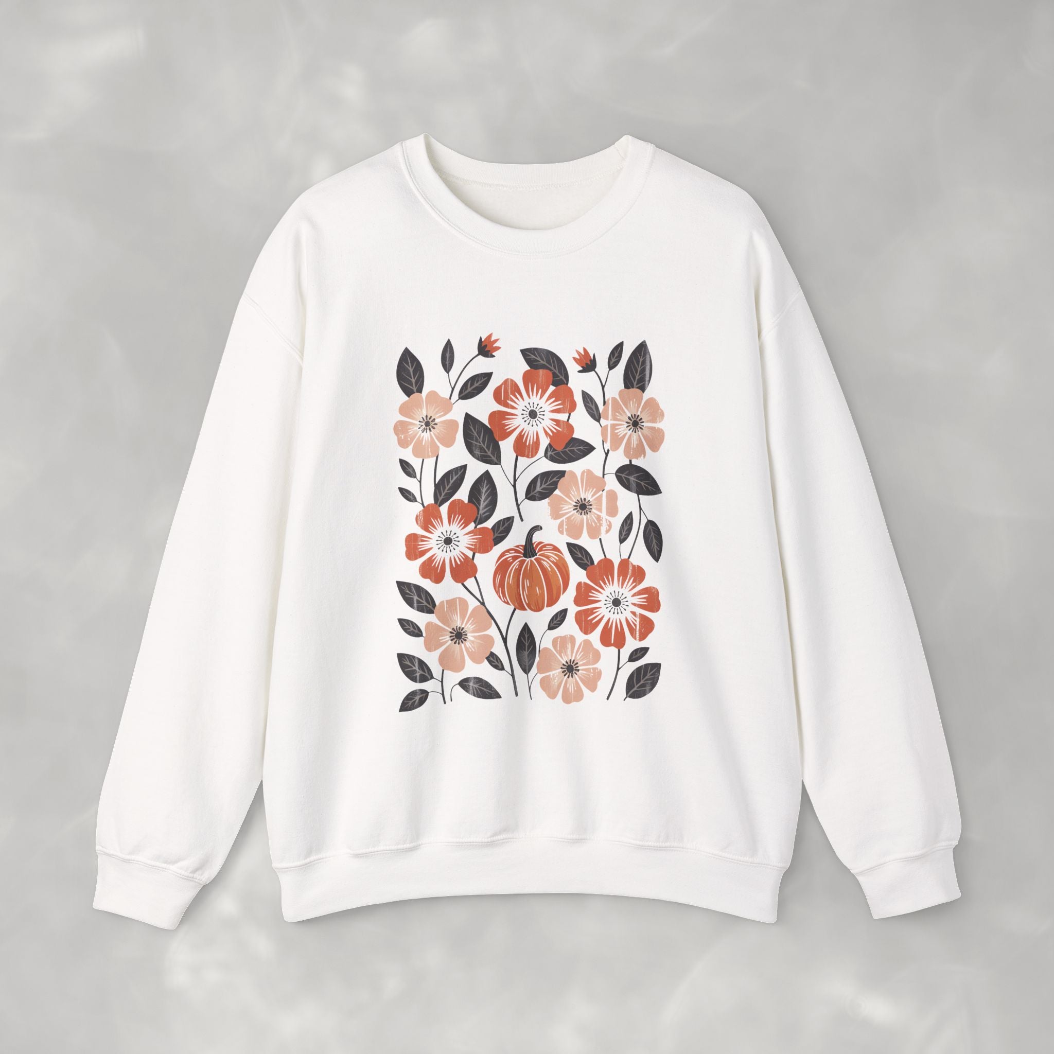 Vintage Autumn, Retro Fall Gildan Unisex Heavy Blend™ Crewneck Sweatshirt