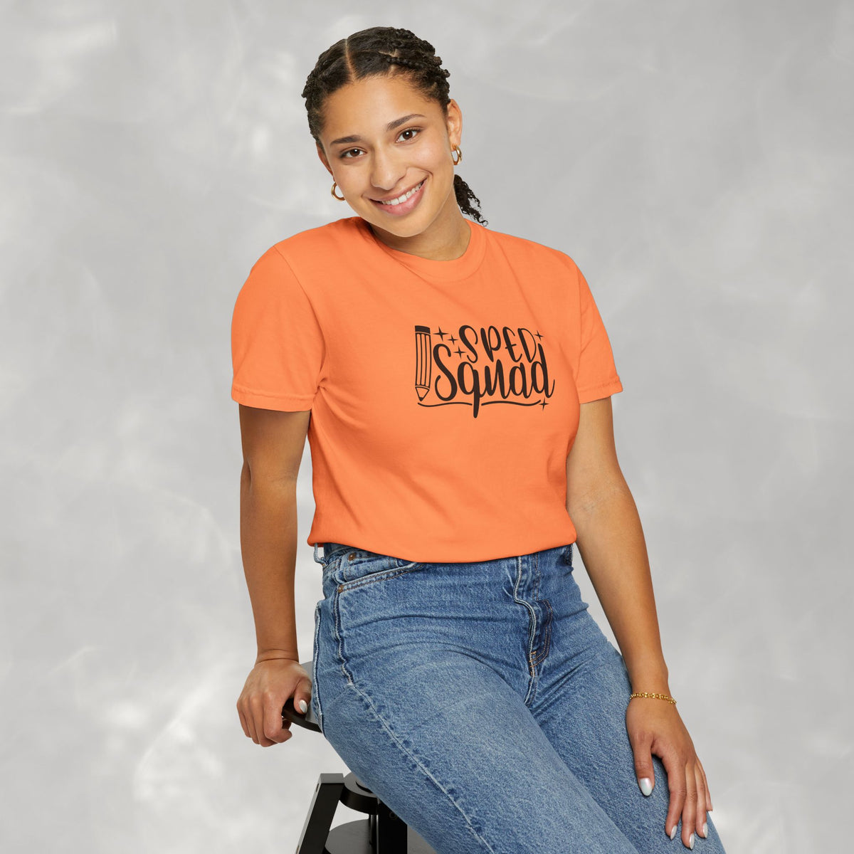 SPED Squad Comfort Colors Gildan Unisex Garment-Dyed T-shirt for Educators, Teachers, Paraprofessionals