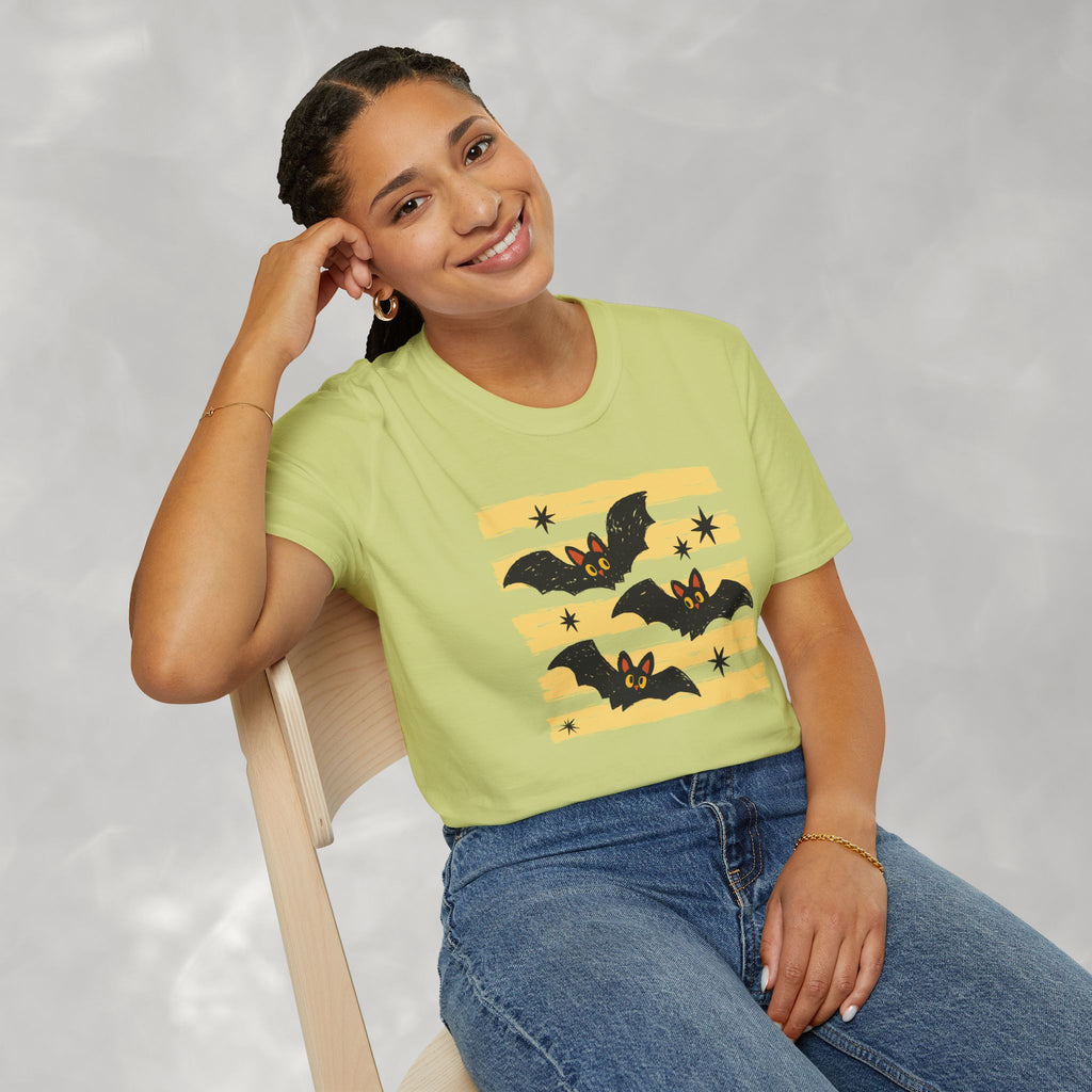 Cute Halloween Bats, Gildan Unisex Softstyle T-Shirt
