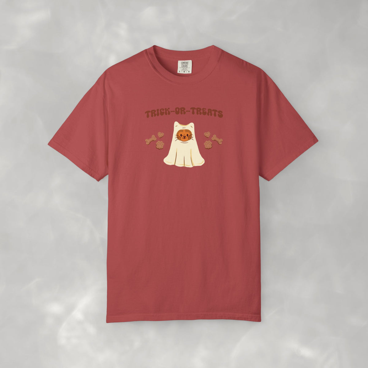 Trick-or-Treats Cute Funny Halloween Cat Lover Comfort Colors Garment-Dyed T-shirt