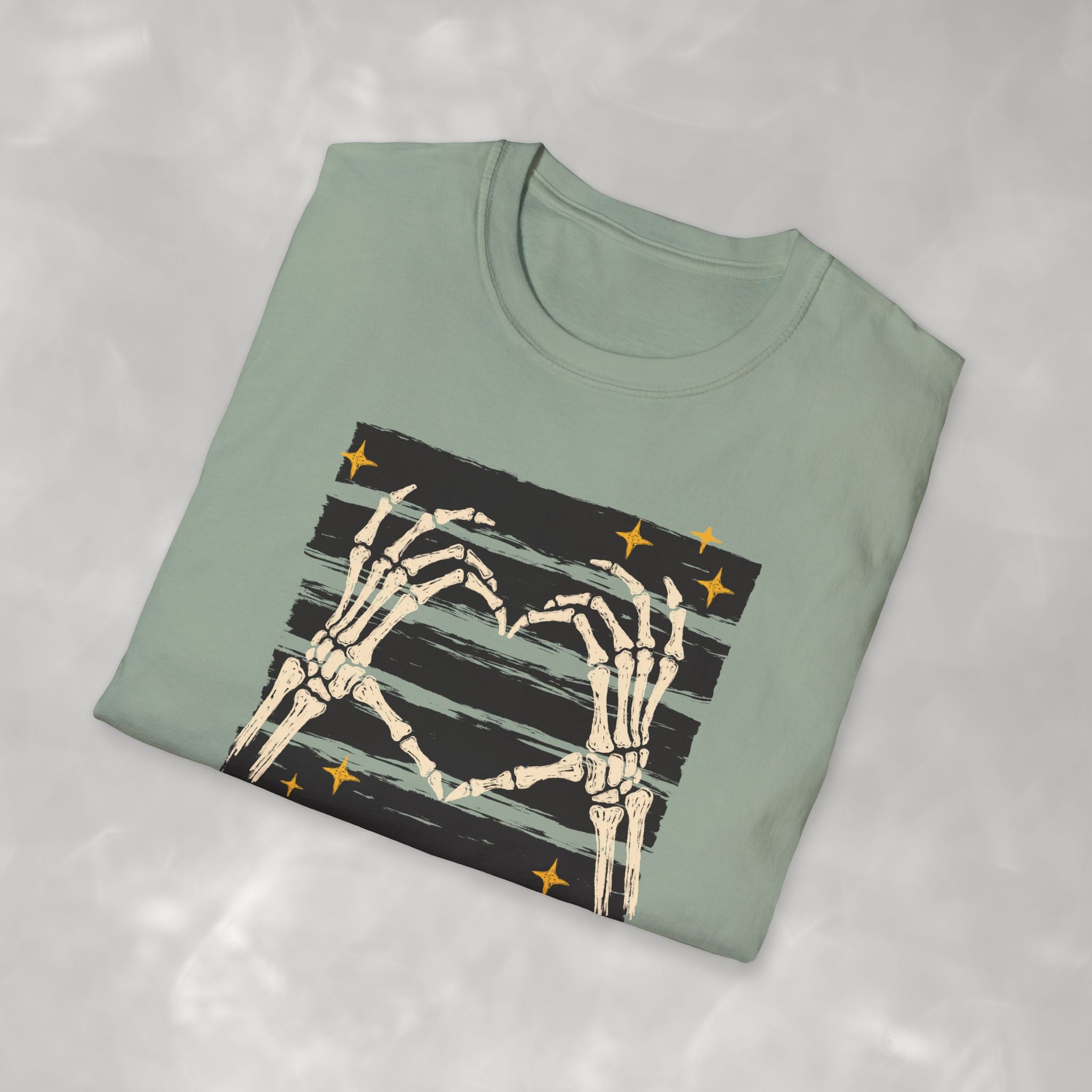 Spooky Skeleton Hands, Cute Halloween Gildan Unisex Softstyle T-Shirt