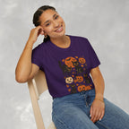 Spooky Black Cats and Jack-O-Lanterns, Gildan Unisex Softstyle T-Shirt