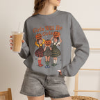 Girls Will Be Girls, Funny Retro Vintage Halloween, Unisex Heavy Blend™ Crewneck Sweatshirt