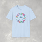 Occupational Therapy, Cute Playful Smile, OT, COTA Unisex Softstyle T-Shirt
