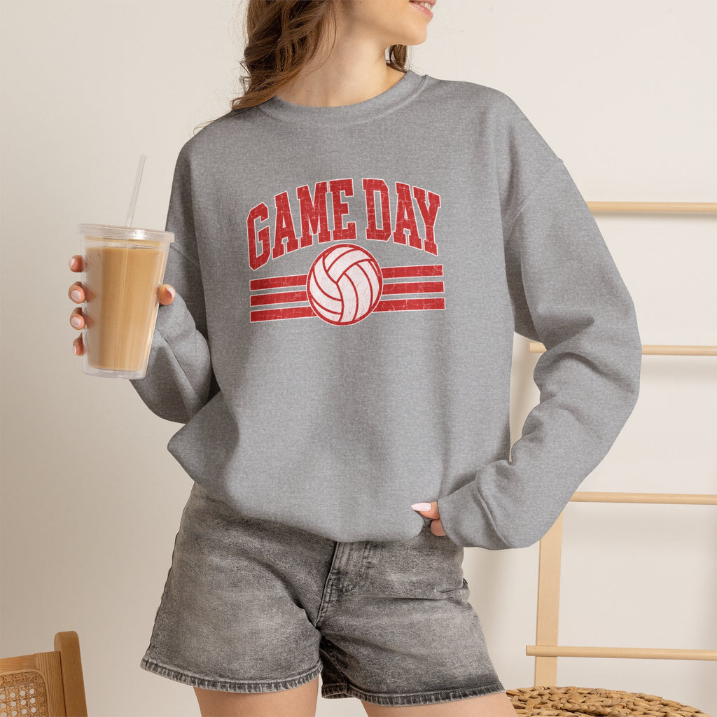 Volleyball Game Day Gildan Unisex Heavy Blend™ Crewneck Sweatshirt