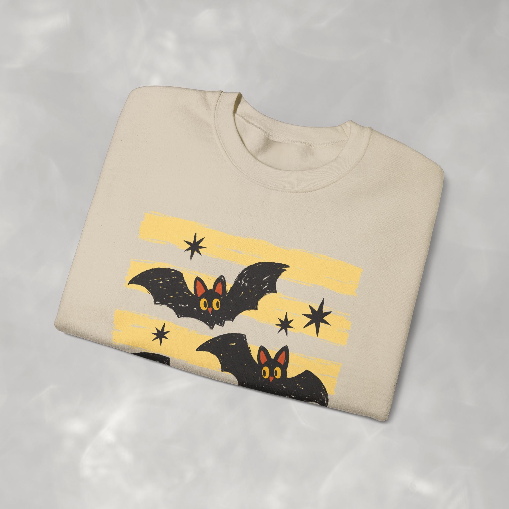 Cute Halloween Bats, Gildan Unisex Heavy Blend™ Crewneck Sweatshirt