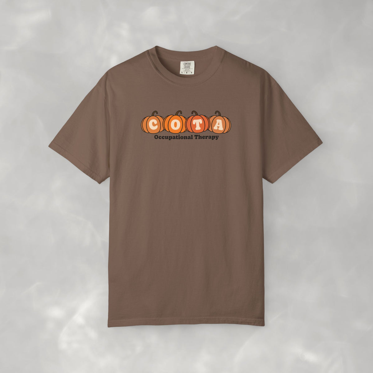 COTA Fall Pumpkins Comfort Colors Garment-Dyed T-shirt for Occupational Therapy Assistants