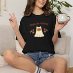 Trick-or-Treats Cute Funny Halloween Cat Lover Comfort Colors Garment-Dyed T-shirt