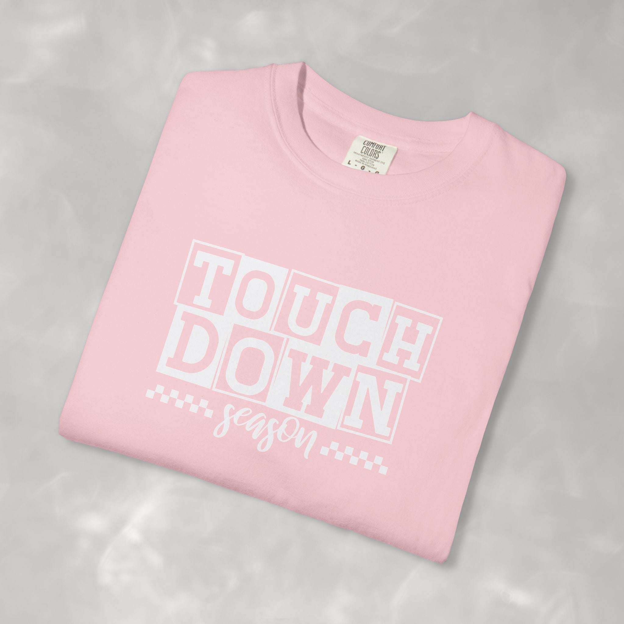 Touchdown Season, Preppy Football Comfort Colors Tee
