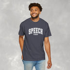 Speech Vibes, Unisex Comfort Colors Tee for SLP, SLPA, Speech Therapy