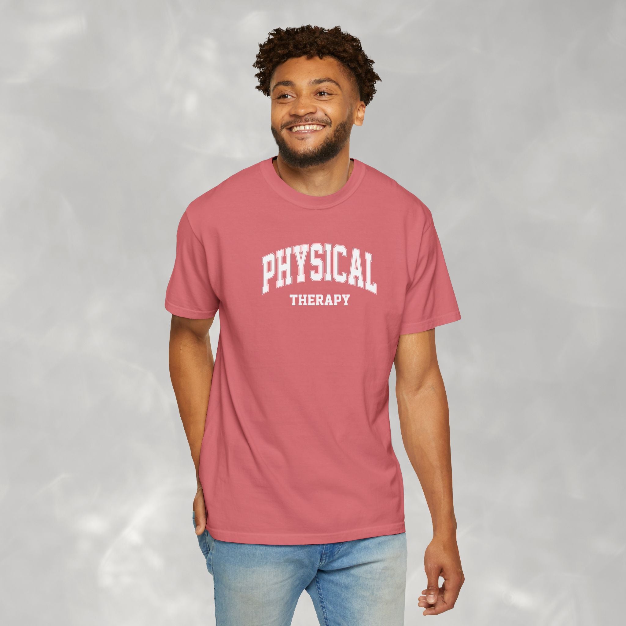 Physical Therapy, Therapist Classic Varsity Style Comfort Colors Tee