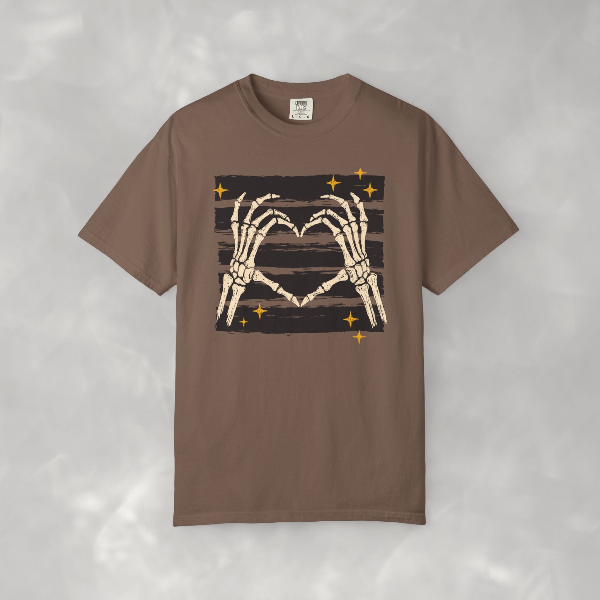 Spooky Skeleton Hands, Cute Halloween Comfort Colors Tee