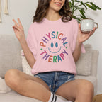 Physical Therapy, Cute Playful Smile, PT, PTA Unisex Comfort Colors Tee