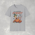 The Horrors Persist but So Do I, Funny Vintage Retro Halloween, Gildan Unisex Softstyle T-Shirt