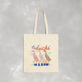 Got My Ducks Mostly in a Row, Funny Double-Sided Cotton Canvas Tote Bag