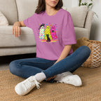 Preppy, Girly, Cute Halloween Ghosts with Cats, Gildan Unisex Softstyle T-Shirt