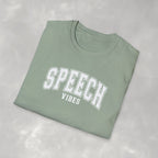 Speech Vibes Gildan Unisex Softstyle T-Shirt for SLP, SLPA, Speech Therapy