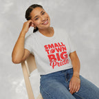 Small Town Big Pride, Football, School Spirit Gildan Unisex Softstyle T-Shirt
