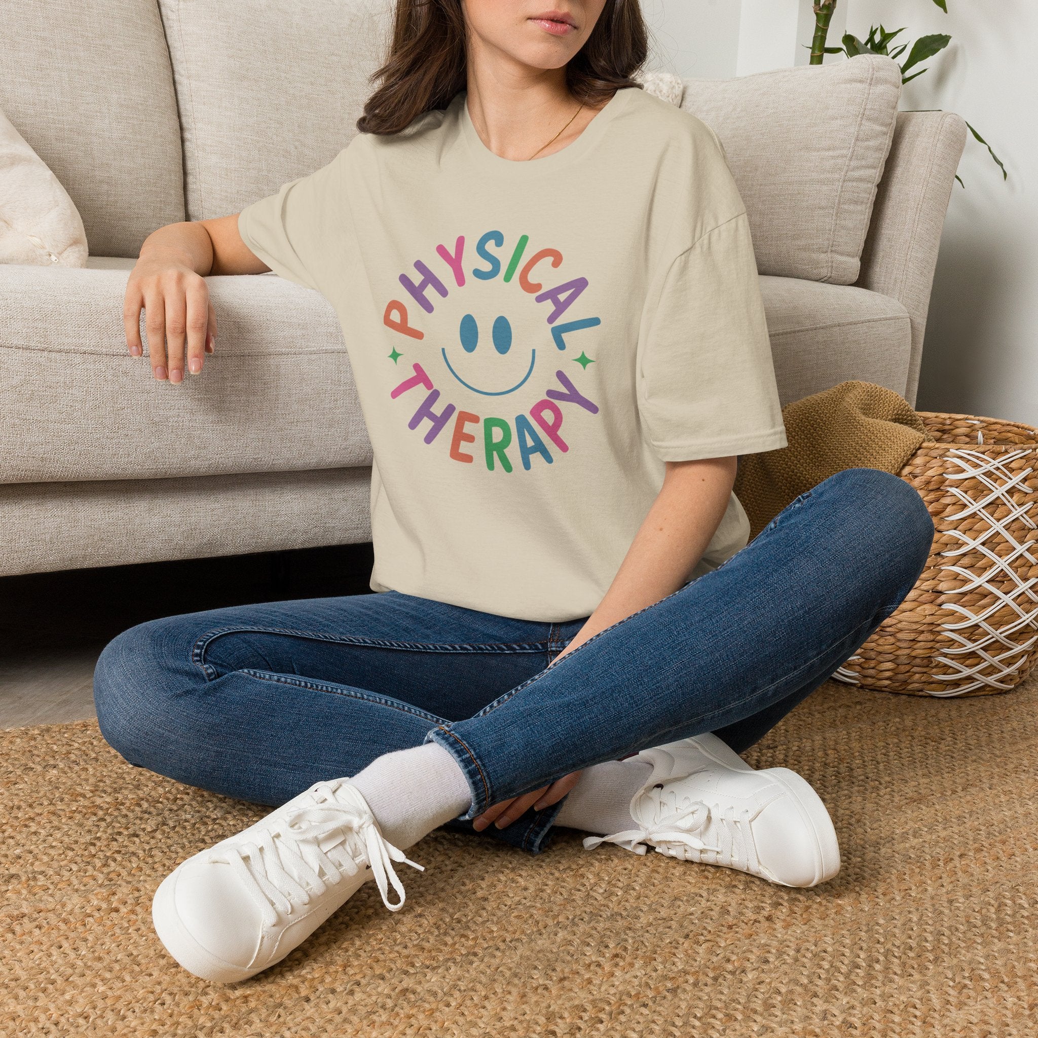 Physical Therapy, Cute Playful Smile, PT, PTA Gildan Unisex Softstyle T-Shirt