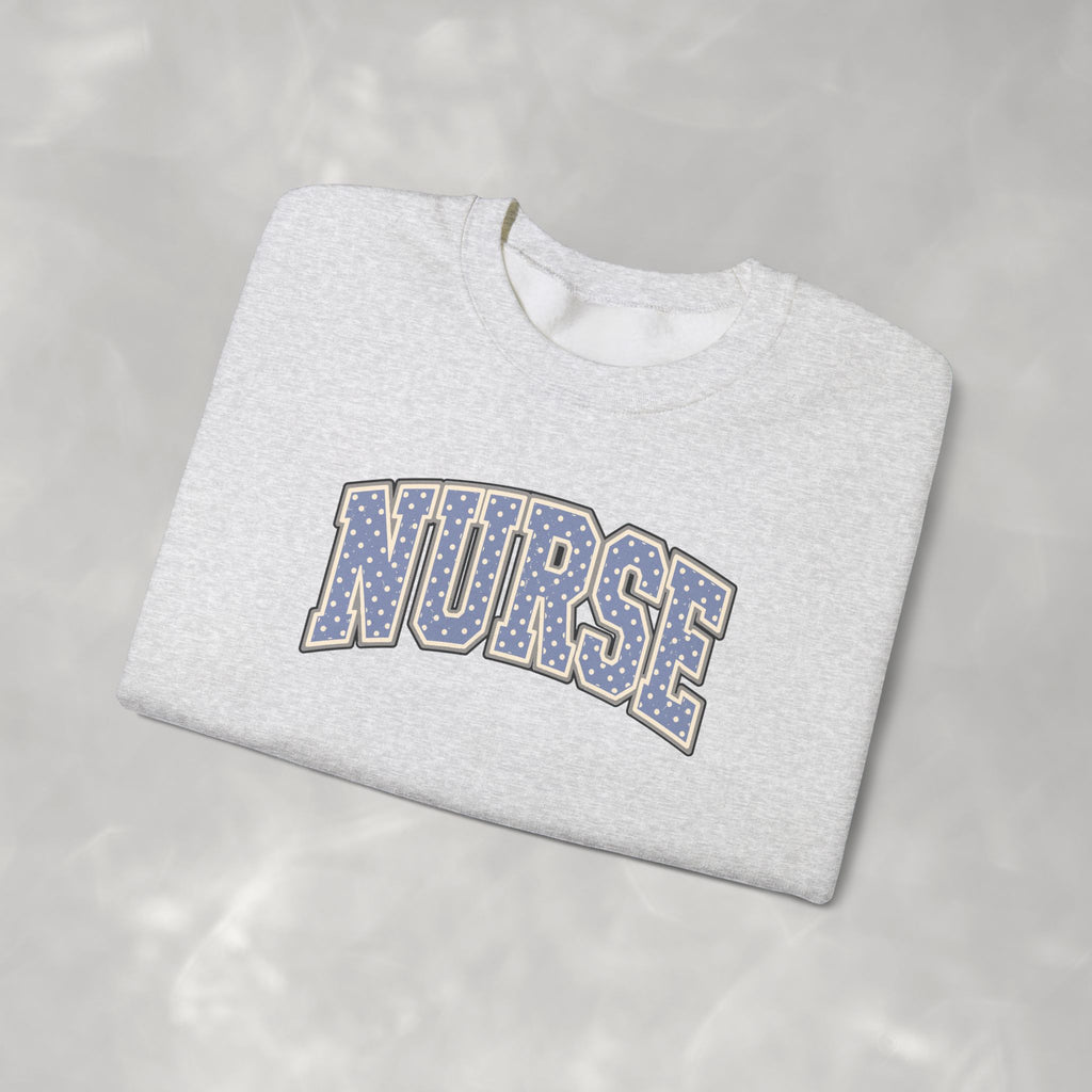Nurse Vasity Polka Dot Gildan Unisex Heavy Blend™ Crewneck Sweatshirt