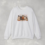 Retro Cats in Halloween Costume Gildan Unisex Heavy Blend™ Crewneck Sweatshirt