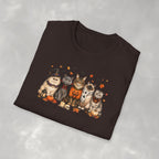 Retro Cats in Halloween Costumes Gildan Unisex Softstyle T-Shirt