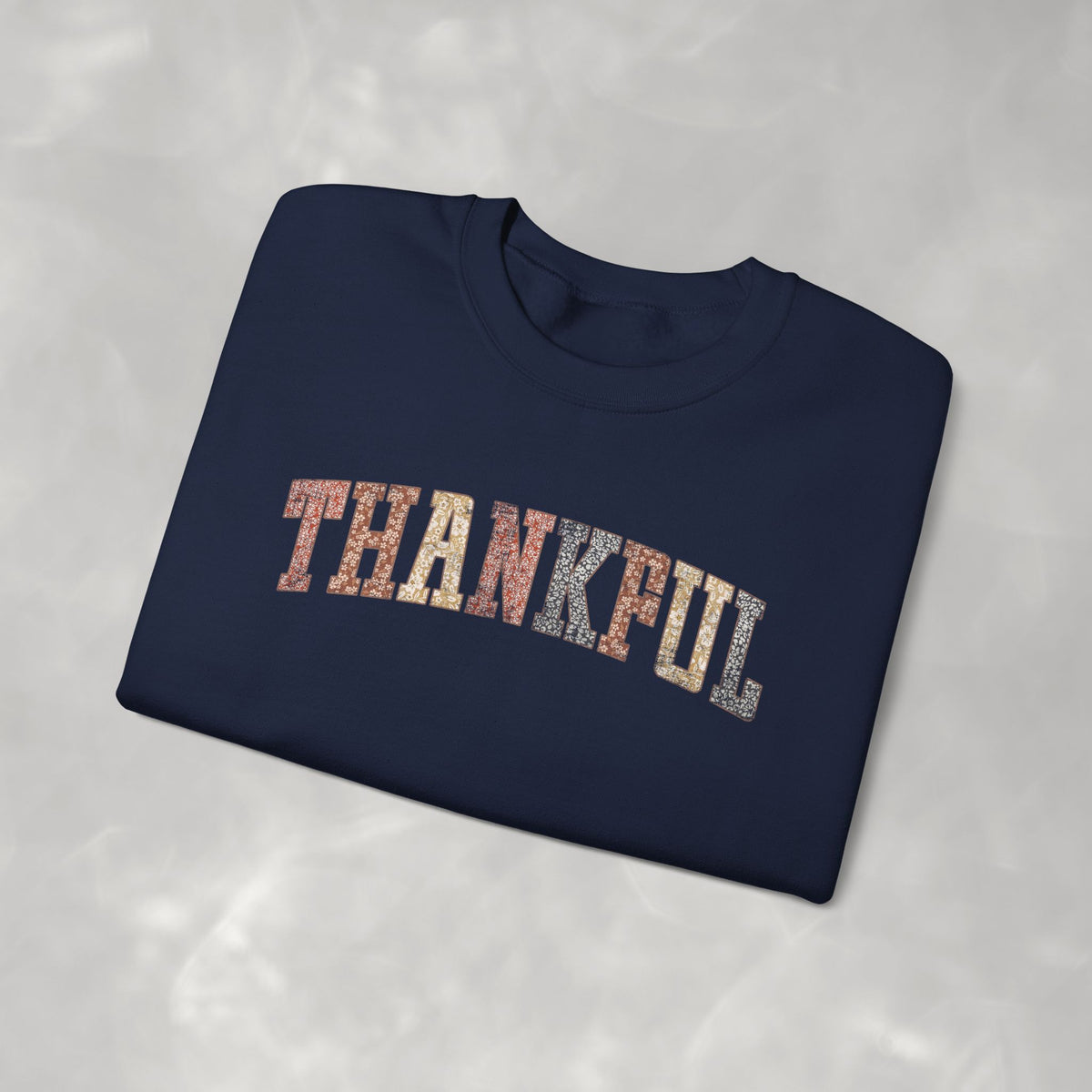 Thankful Cute Boho Trendy Gildan Unisex Heavy Blend™ Crewneck Sweatshirt for Autumn, Fall, Thanksgiving
