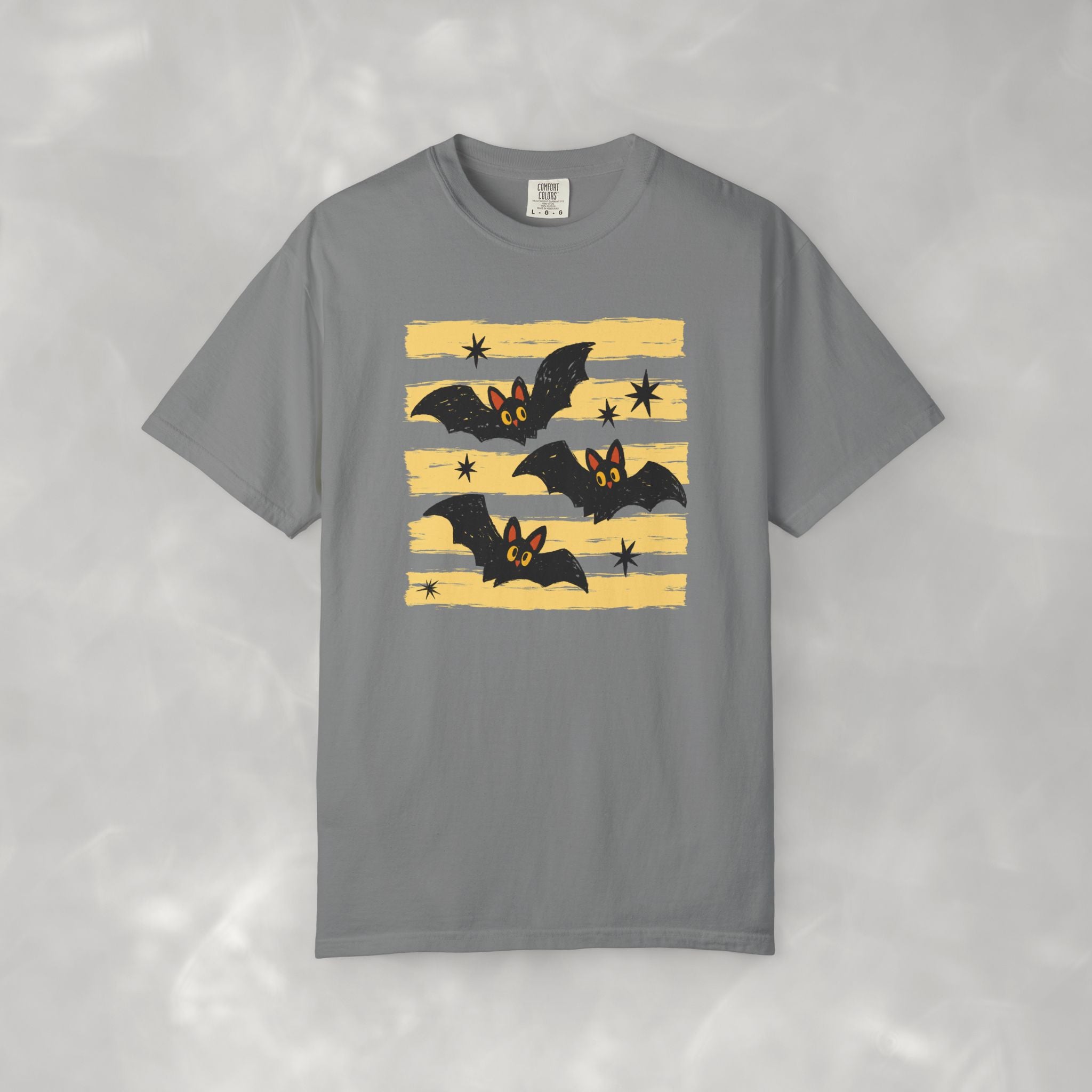 Cute Halloween Bats, Unisex Comfort Colors Tee